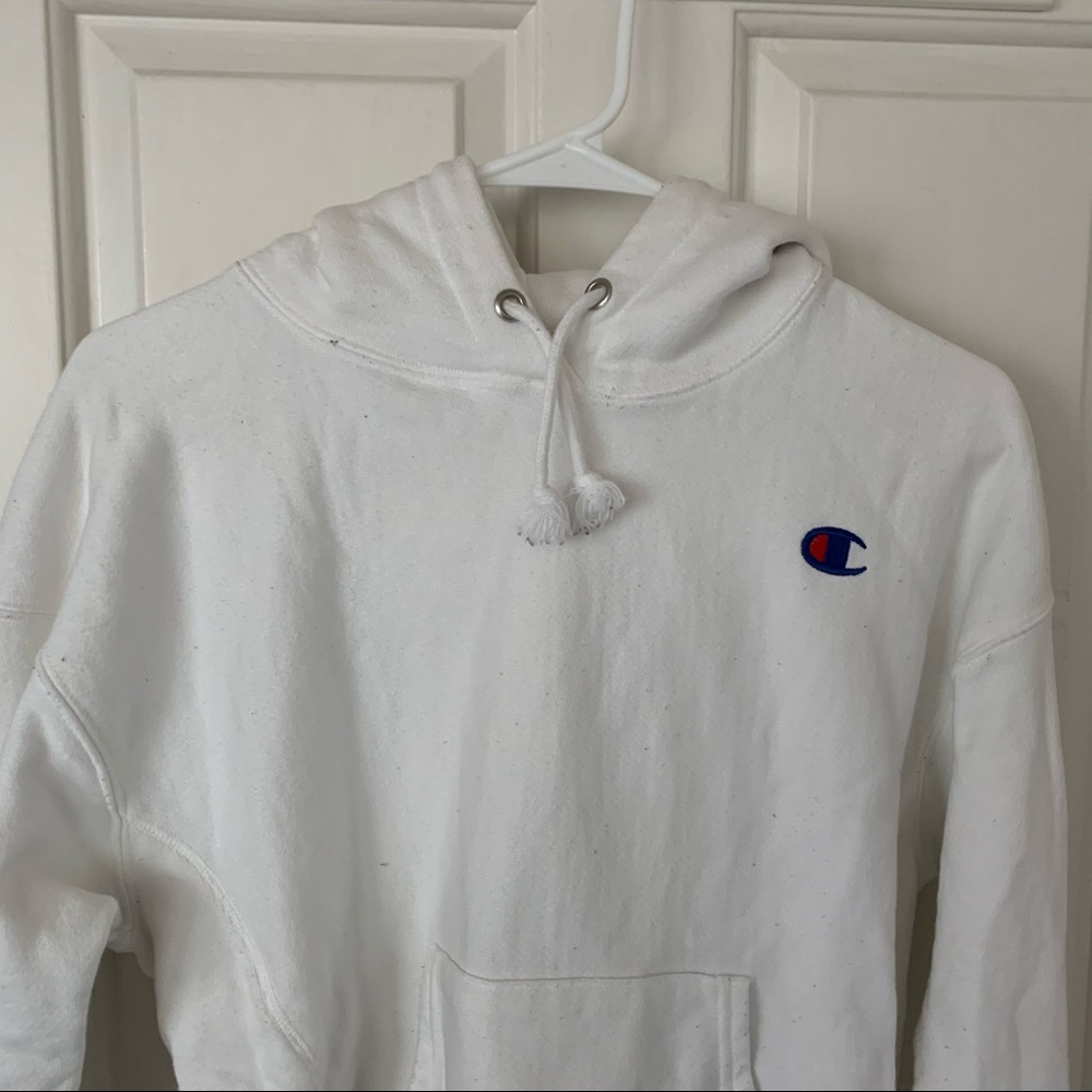 Brand New White Champion Hoodie